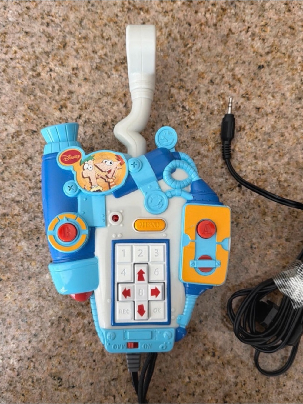 Phineas and Ferb Disney Jakks Pacific Video Plug & Play Game 2010 Untested No AV